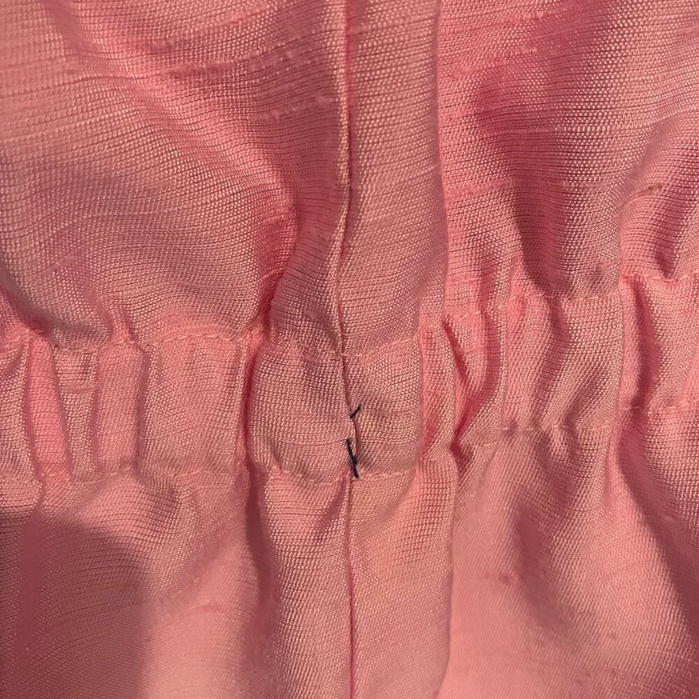 Vintage Pink Handmade Prairie Dress with Matching Apron
